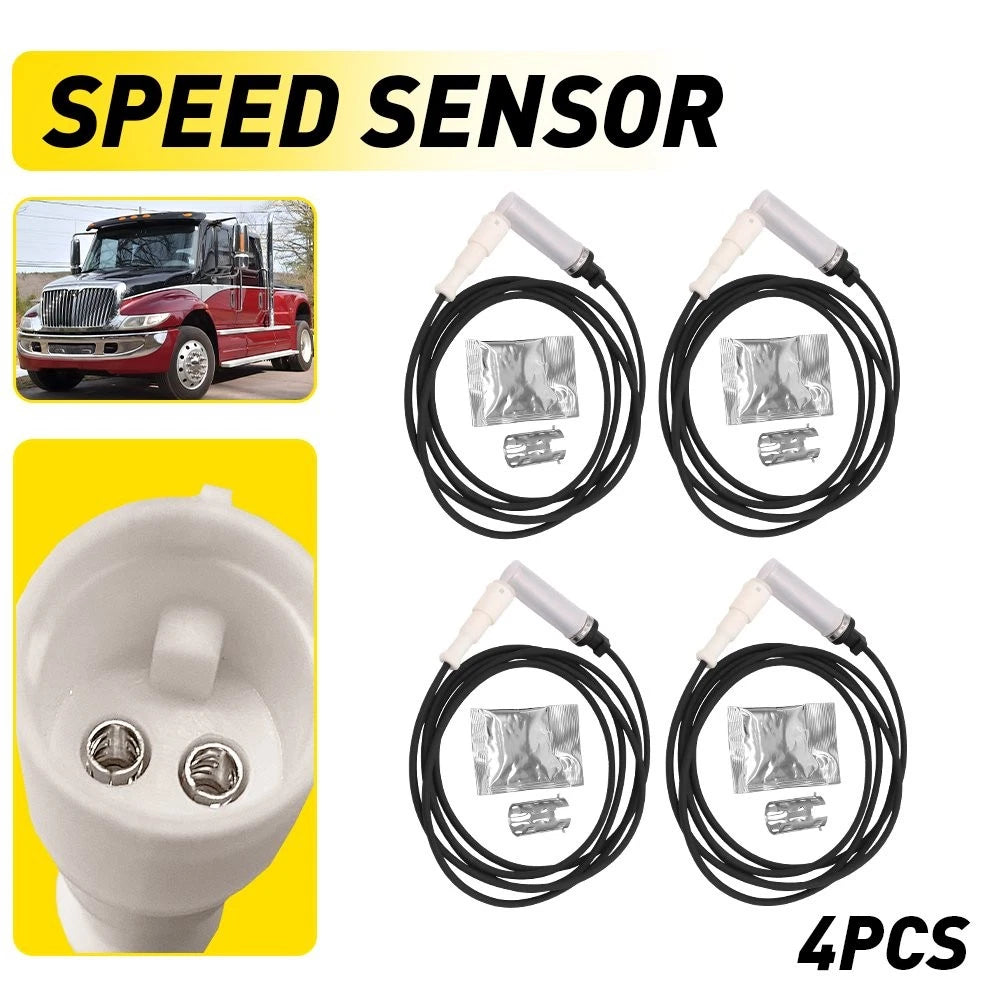 4X ABS Wheel Speed Sensor 970-5012 for Kenworth T170 T270 T370 T400