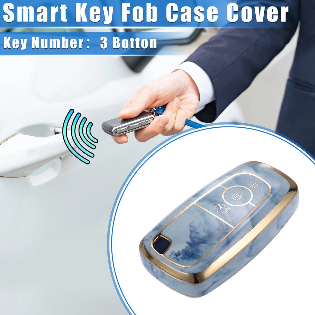 3X TPU Key Fob Cover Case for Ford Explorer, Ecosport, Mustang (732324876329)