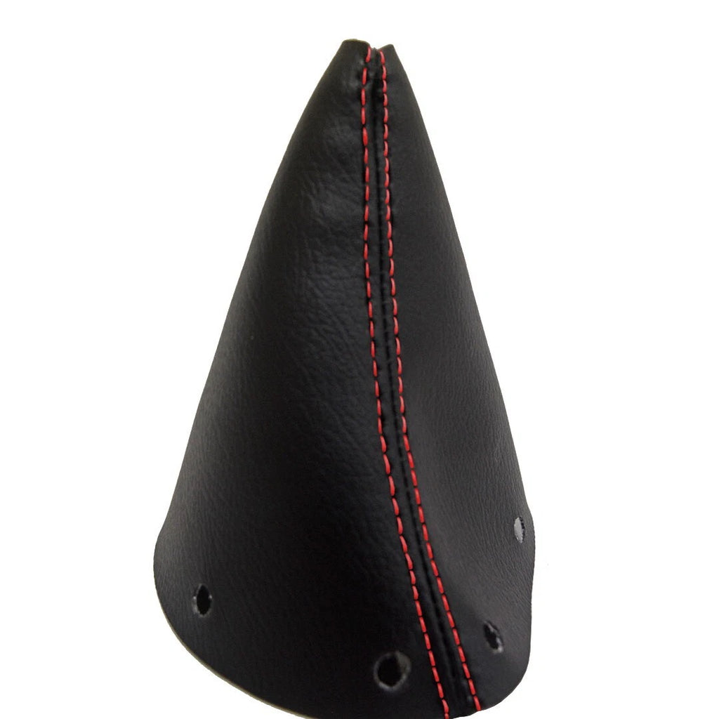 Automatic Shift Boot for Kia Soul (2011–2013) Red Stitch Leather Synthetic