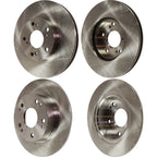 Front and Rear Disc Brake Rotors for Honda Accord (2003–2007)