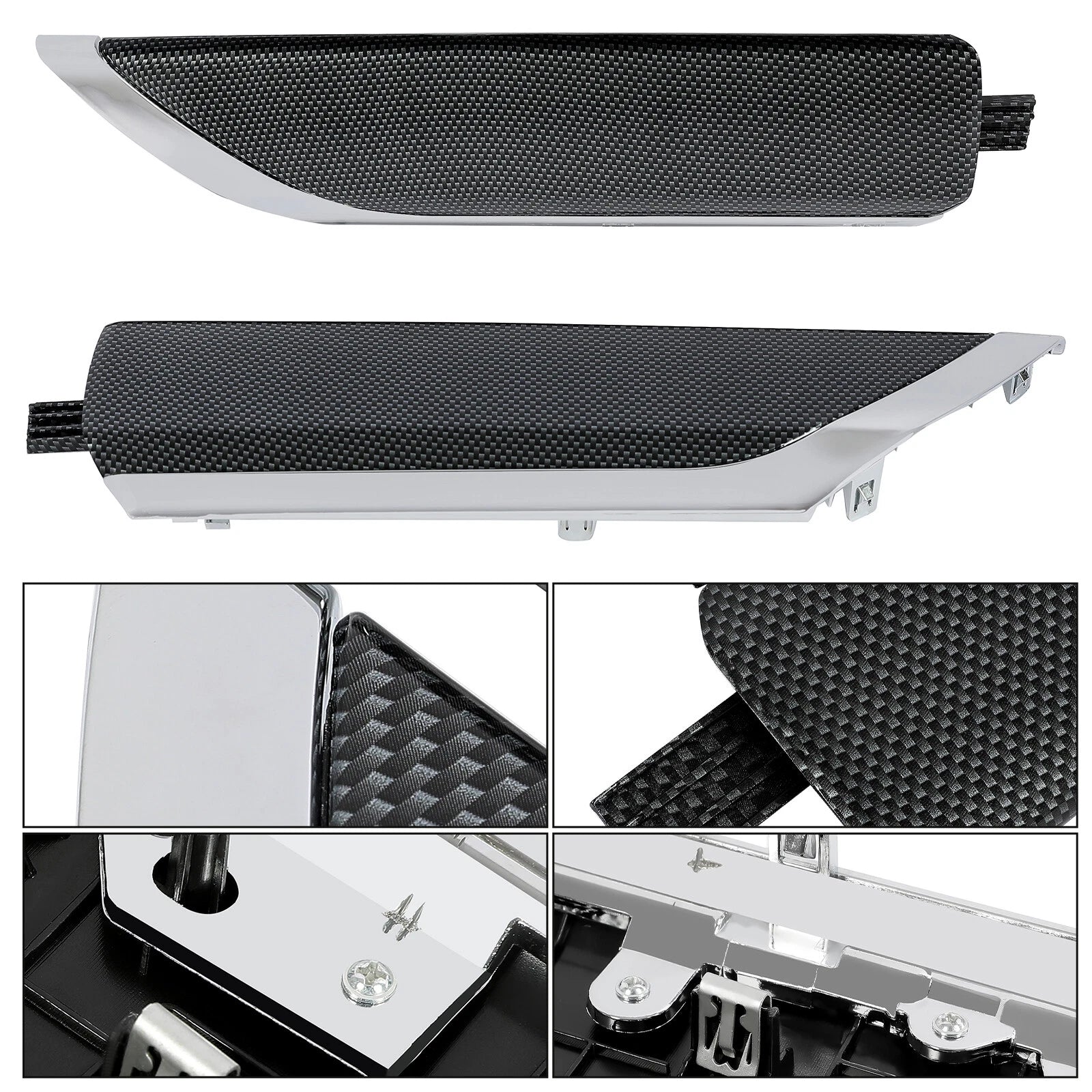 Interior Trim Door Panel Kit for Silverado Sierra Crew Cab (2019-2024)