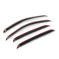 Set of 4 Window Visors for Chevy Silverado GMC Sierra Crew Cab