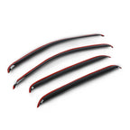 Set of 4 Window Visors for Chevy Silverado GMC Sierra Crew Cab