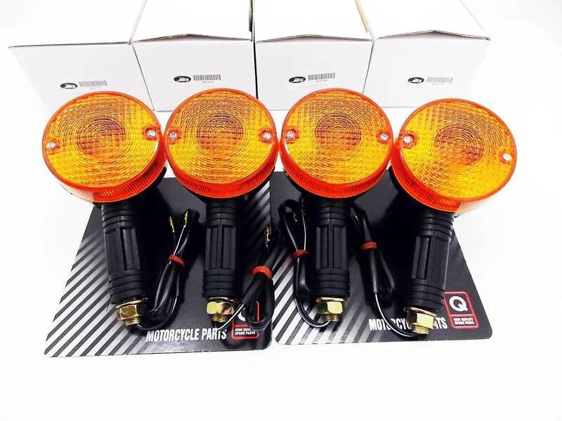 4 x Turn Signal Indicator Blinker Assembly for Suzuki TS50X (1984-2000)