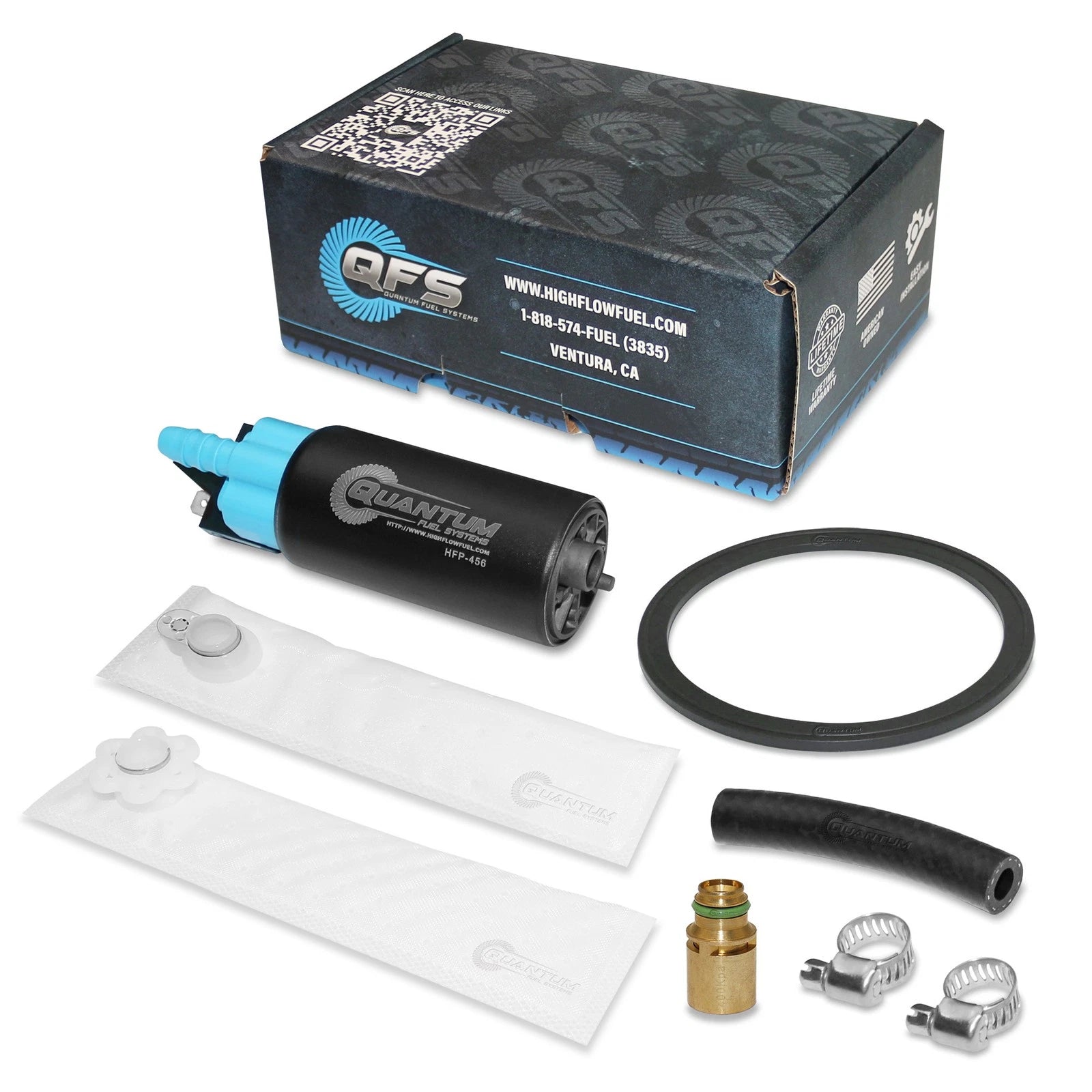 QFS Fuel Pump Set with Regulator, Gasket, Strainer for Polaris RZR RS1/1000/XP (2016–2024)
