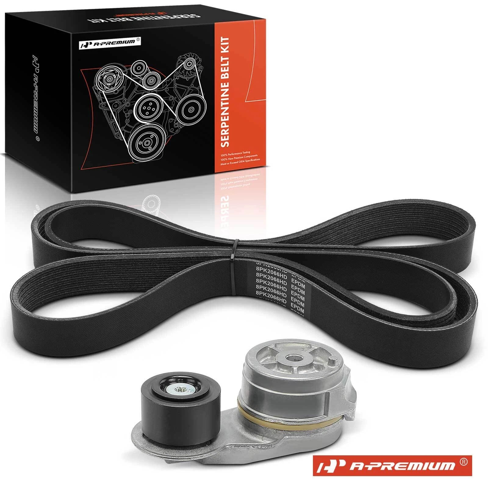 2X Serpentine Belt Drive Component Kit for Chevy S10 (1994–1997)