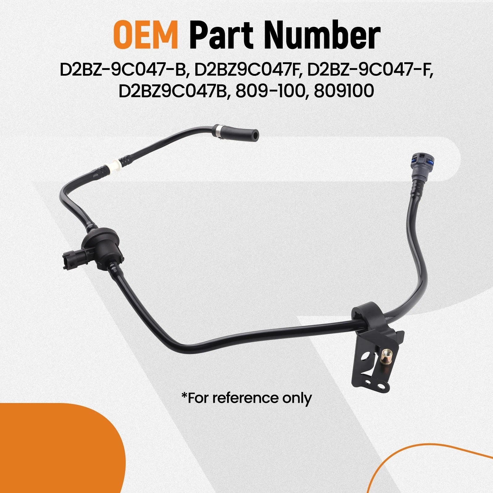 Fuel Feed Line for Ford Fiesta 1.6L (2014–2019) D2BZ-9C047-F D2BZ9C047F 809-100