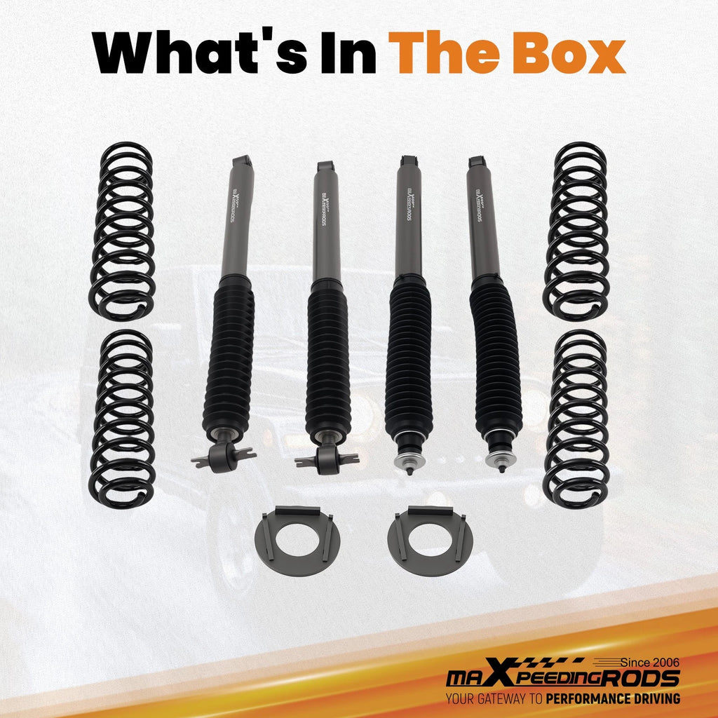 4 Inch Lift Kit for Jeep Wrangler JK Unlimited (2007–2018)