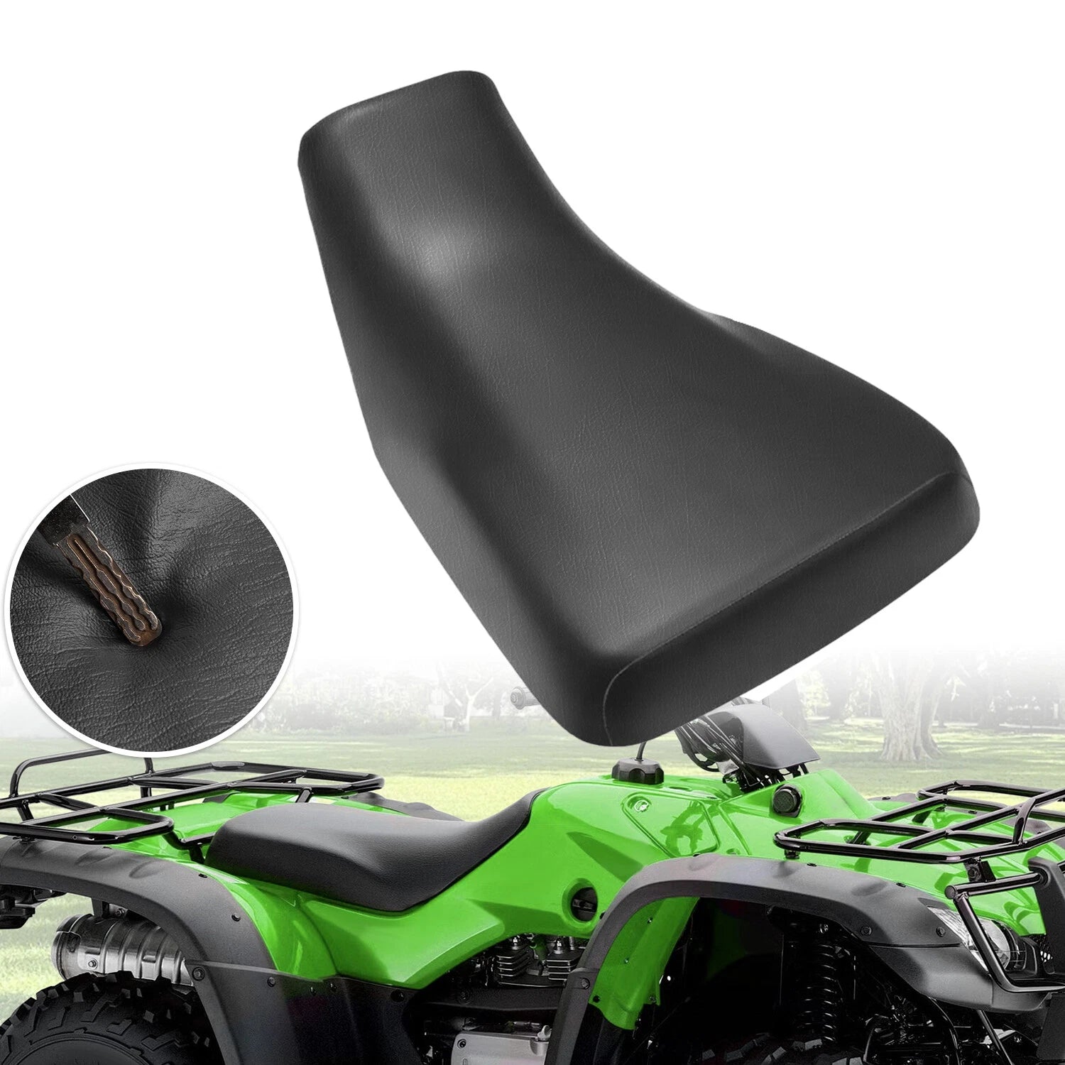 Black Seat Cover for Honda Rancher 350 TRX350FE TRX350FM (2000–2006)