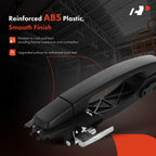 Rear Left Black Exterior Door Handle for Nissan Sentra (2007–2012)