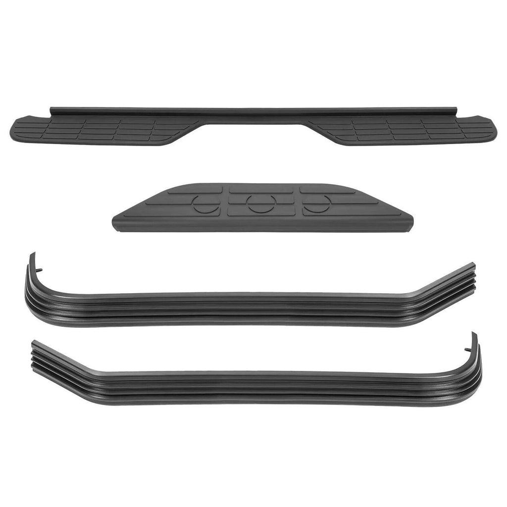 Set of 2 Black Rear Bumper Step Pads for Chevy GMC C/K Series (1988–2000)