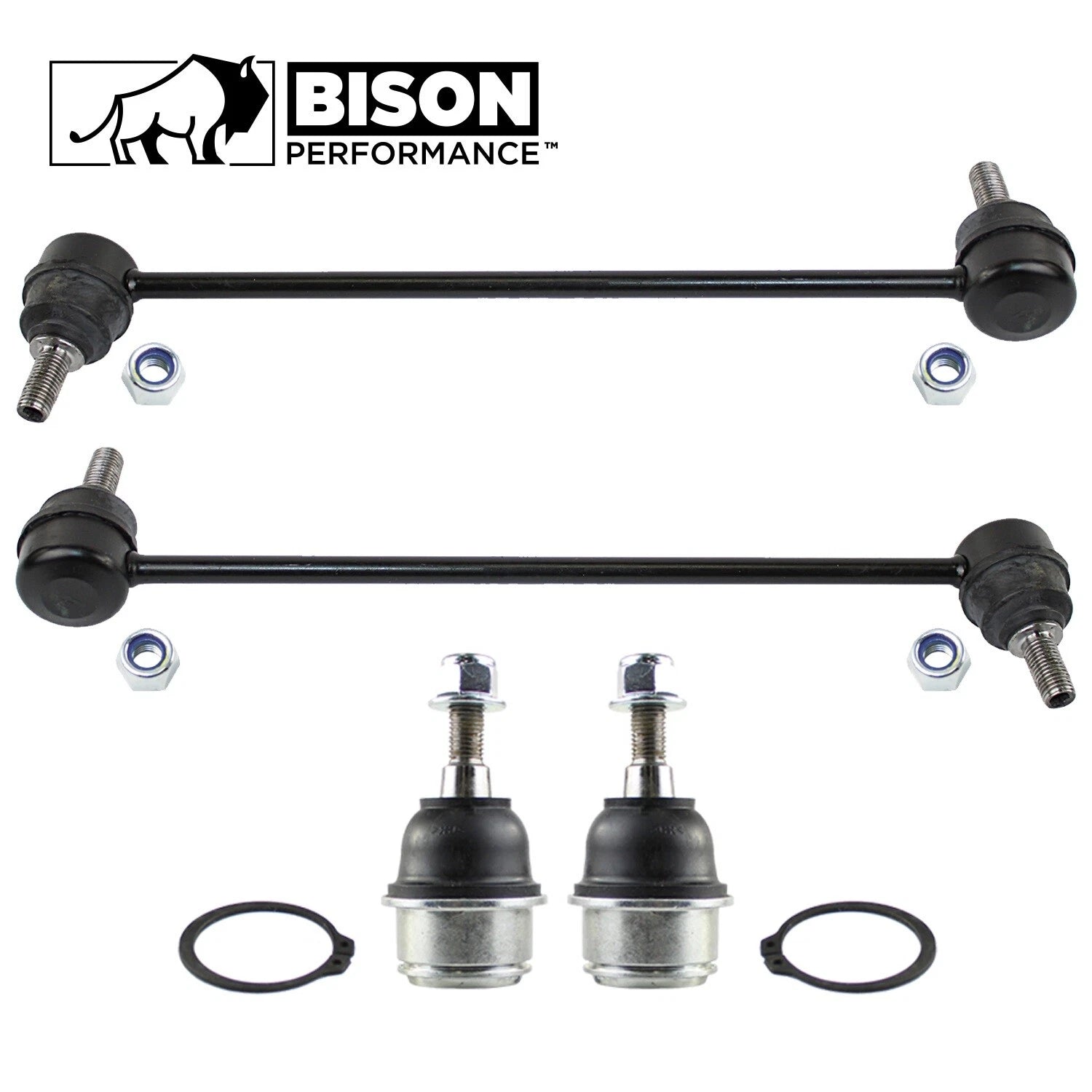 4pc Front Sway Bar Link Lower Ball Joint Kit for Chrysler Dodge