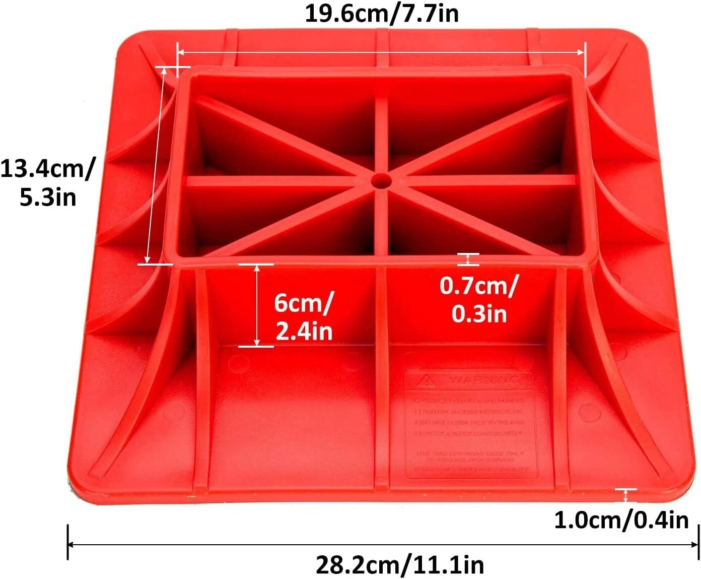 Off Road Base ABS Jack Surface Pad for Hi-Lift Jack (11.2in x 11.2in)