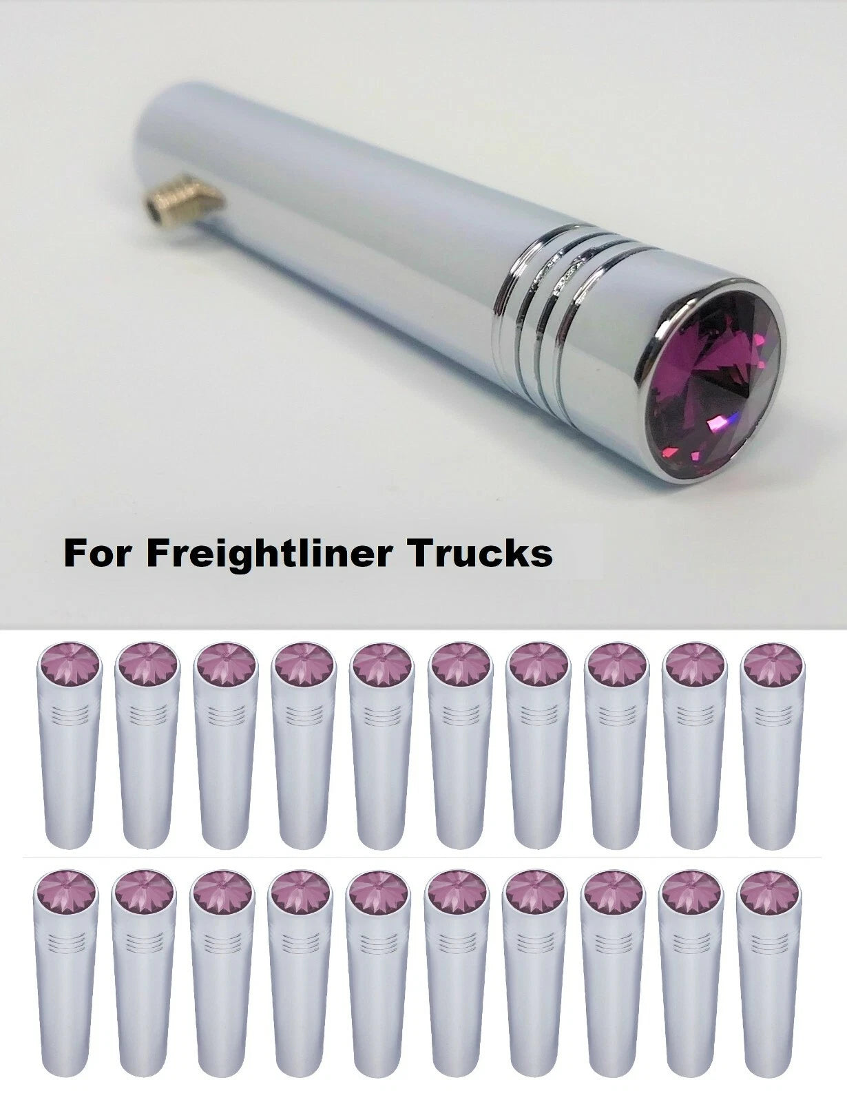 Toggle Switch Extension Purple Crystal Chrome for Freightliner (2005–2024)