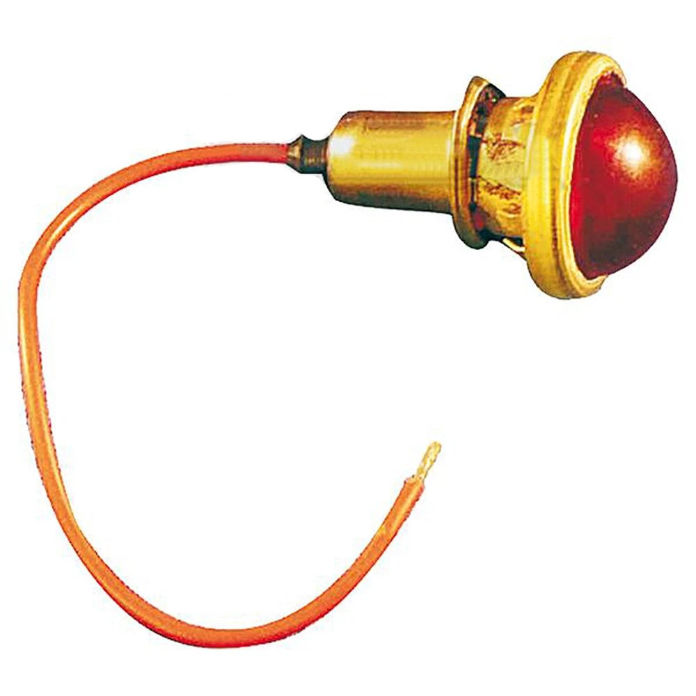 S.67776 Light Jewel with Brass Ring 6 Volt for John Deere