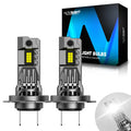 2X H7 LED Headlight Bulbs for NOVSIGHT (6500K, 24000LM, 100W)