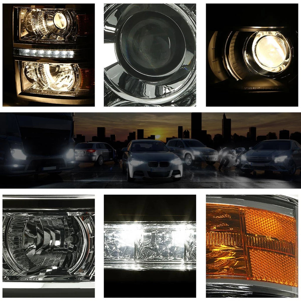Clear Lens Front Bumper Fog Lights for Hyundai Genesis Coupe (2010–2012)
