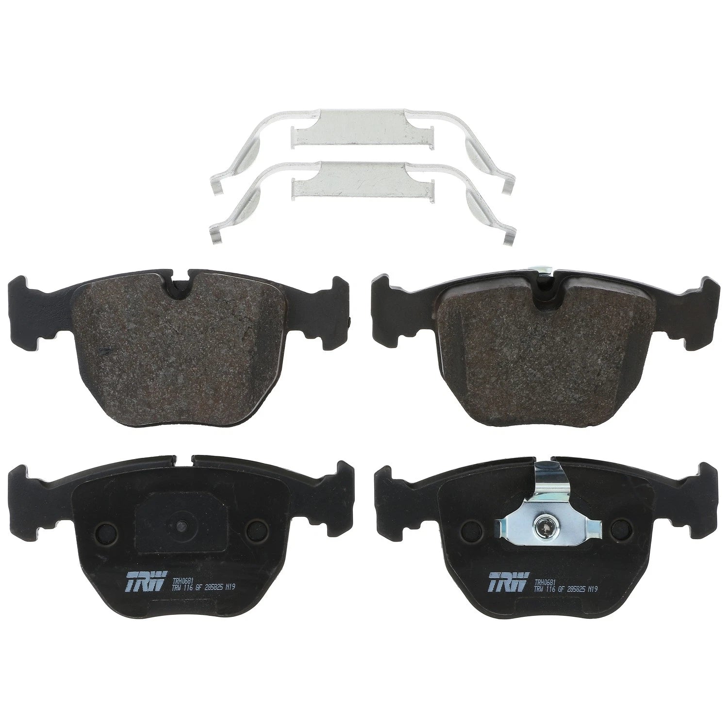 Set of 4 Disc Brake Pads for BMW X5 (2000–2006)
