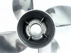 4X Evinrude Cyclone 14.5 x 21 LH Stainless Steel Propeller 177235