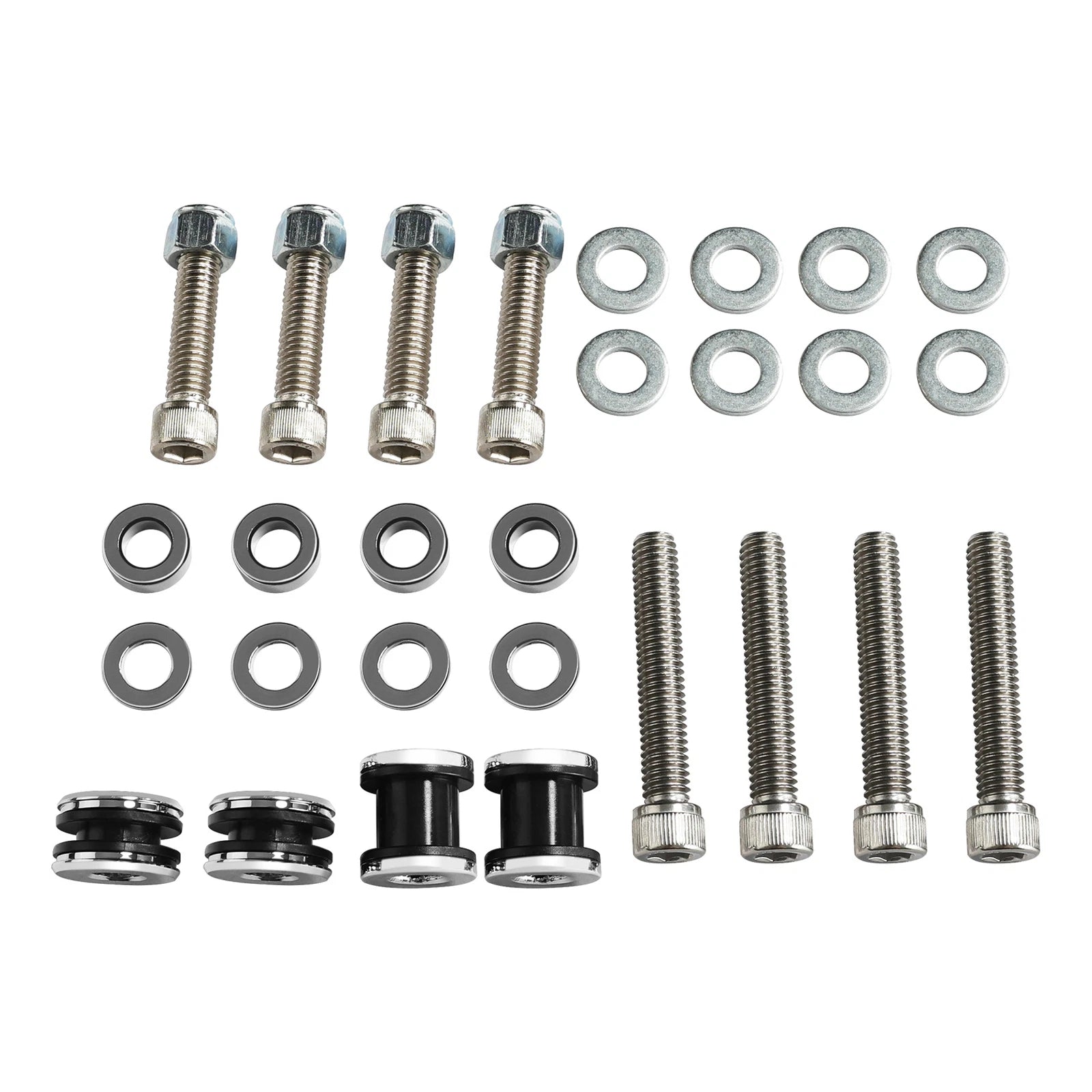Sissy Bar Docking Hardware Kit for Harley Softail Fat Boy Deluxe (2008–2017)