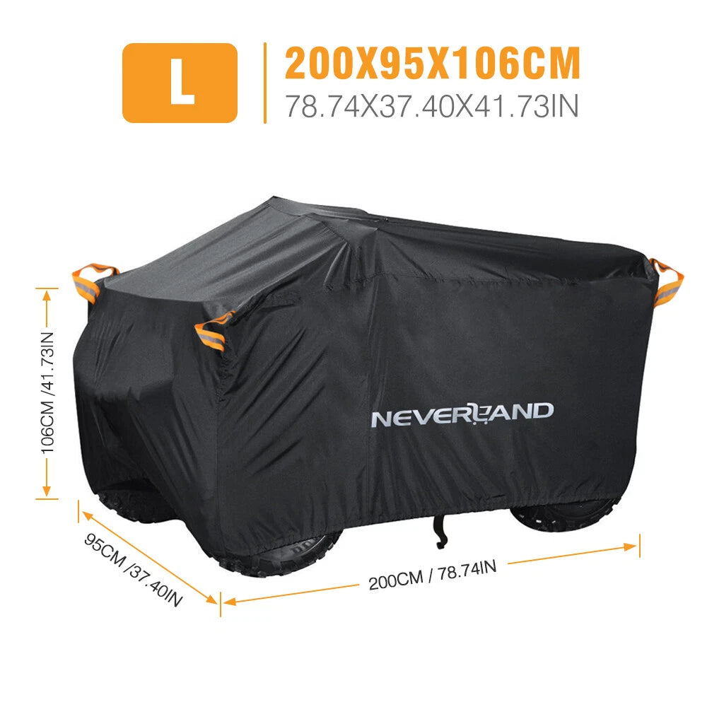 Lawn Mower Tractor Cover for Riding Mowers Up to 78" (UV Resistant)
