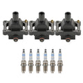 Set of 3 Ignition Coils & Spark Plugs for Mercedes W140 S320 (1992–1999)