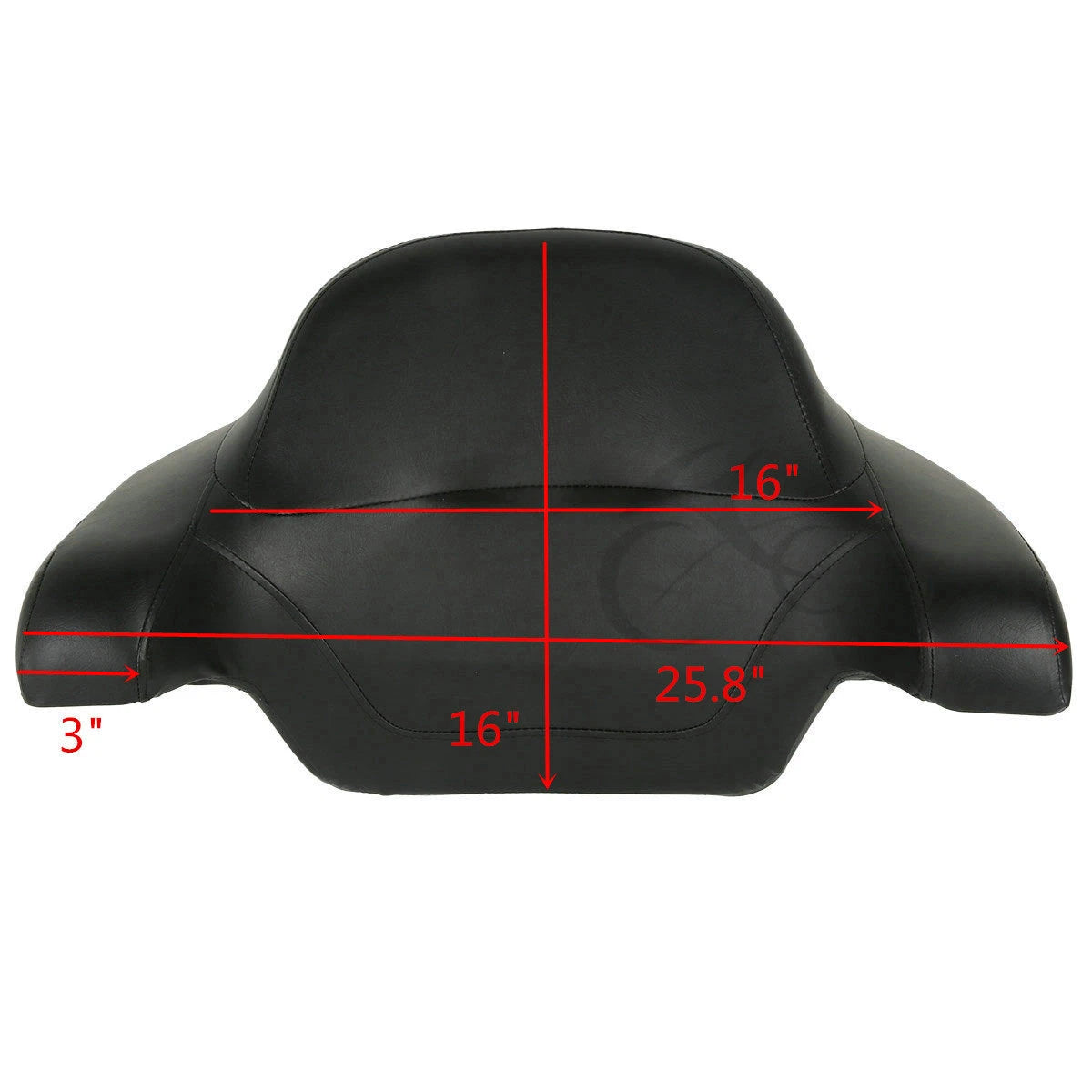 Trunk Backrest Pad & Speakers for Harley Electra Glide (2014–2025)