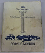 Electrical Vacuum & Service Manual Set for Thunderbird Cougar (1992)