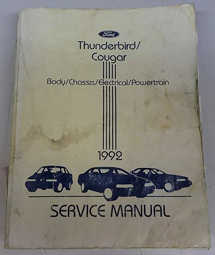 Electrical Vacuum & Service Manual Set for Thunderbird Cougar (1992)