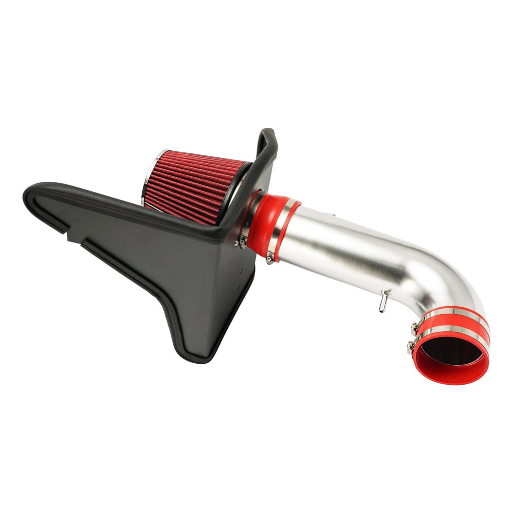 Cold Air Intake Kit for Chevrolet Camaro 6.2L (2010–2015) Red Filter and Heat Shield