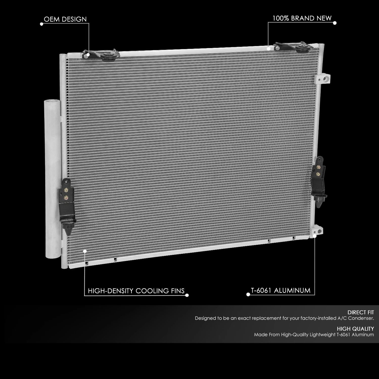 A/C Condenser for Toyota Sequoia Tundra (2020–2022)