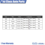 Rear Drive Shaft for Cadillac Escalade, Avalanche, Suburban, Yukon (2002–2014)