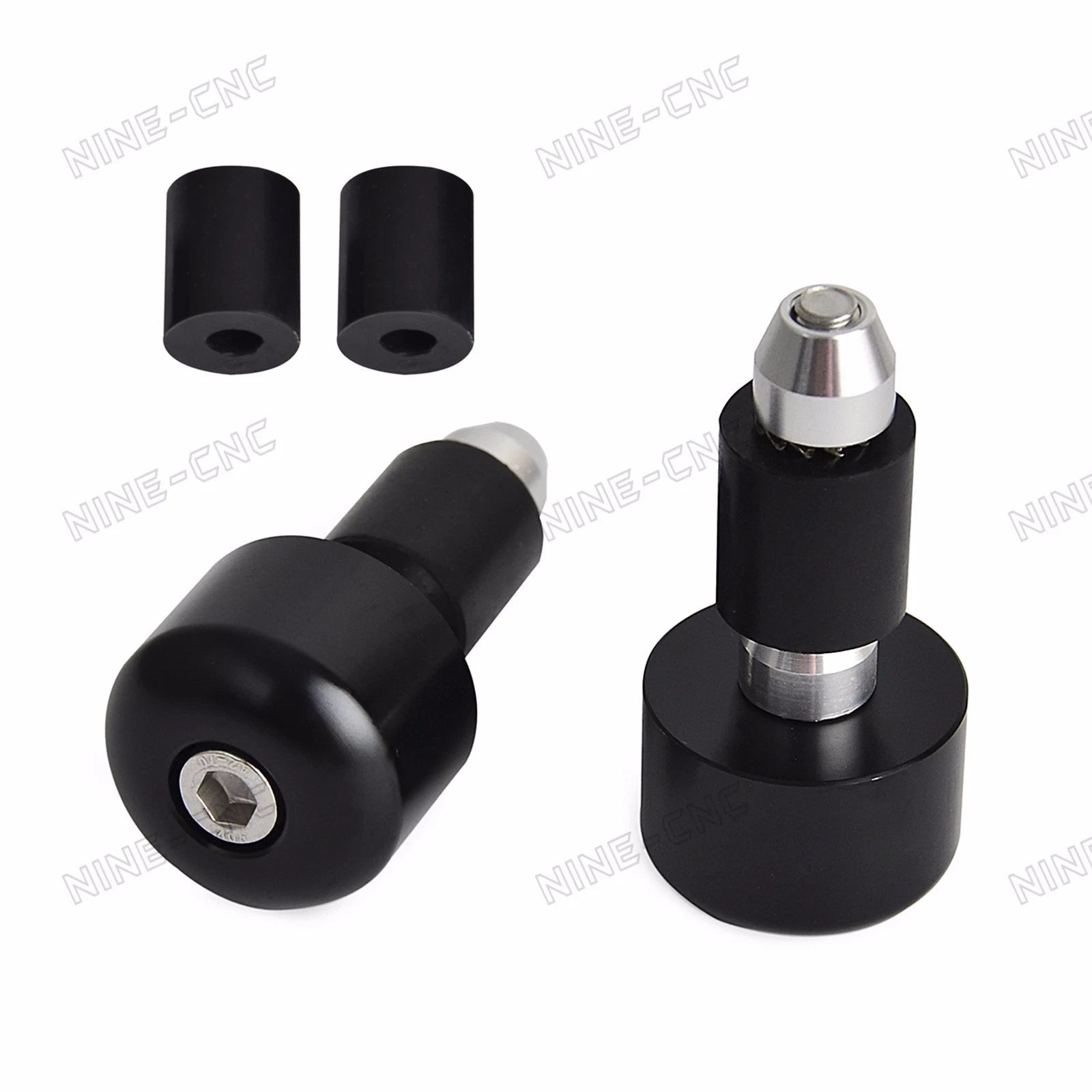 CNC 7/8" Handlebar Caps for Aprilia RS125/250 RSV 1000 RSV4 Tuono 1000