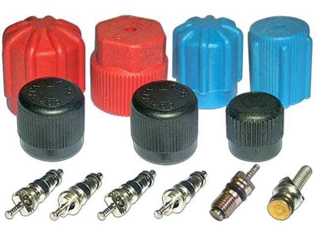A/C System Valve Core and Cap Kit for Jaguar XKE (1965–1974) MR385MS
