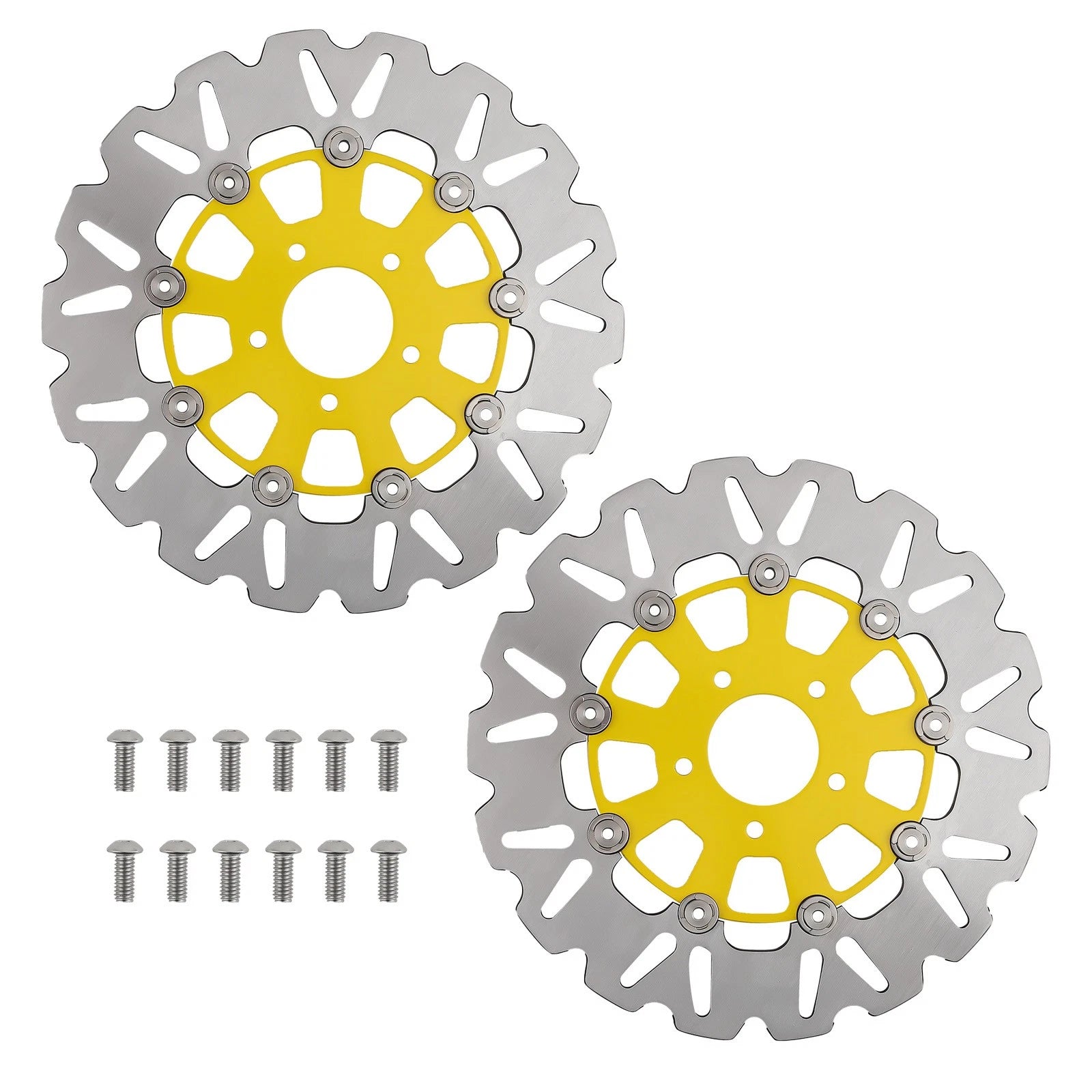 Pair 11.8" Front Brake Disc Rotor for Harley-Davidson Street Glide FLHX (2014–2023)
