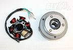 Magneto Stator Plate Roller Flywheel for 110cc 125cc PIT Quad ATV