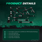 10Pcs Steering Sway Bar Ball Joint Control Arm for Chevy Suburban 1500 (2000–2006)
