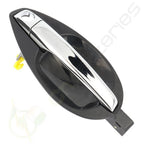 Outside Front Driver LH Door Handle for Hyundai Tiburon (2003–2008) Black Chrome