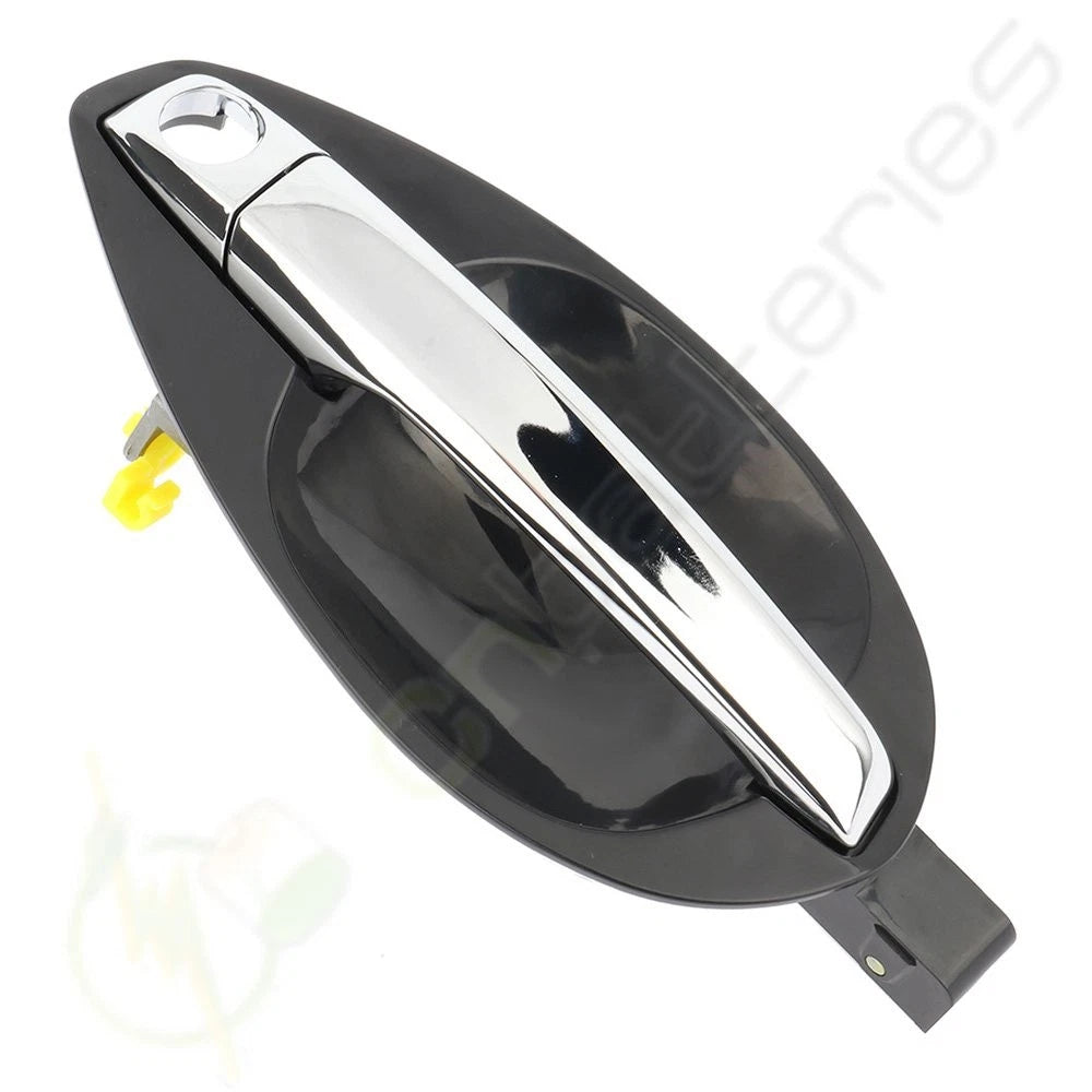 Outside Front Driver LH Door Handle for Hyundai Tiburon (2003–2008) Black Chrome