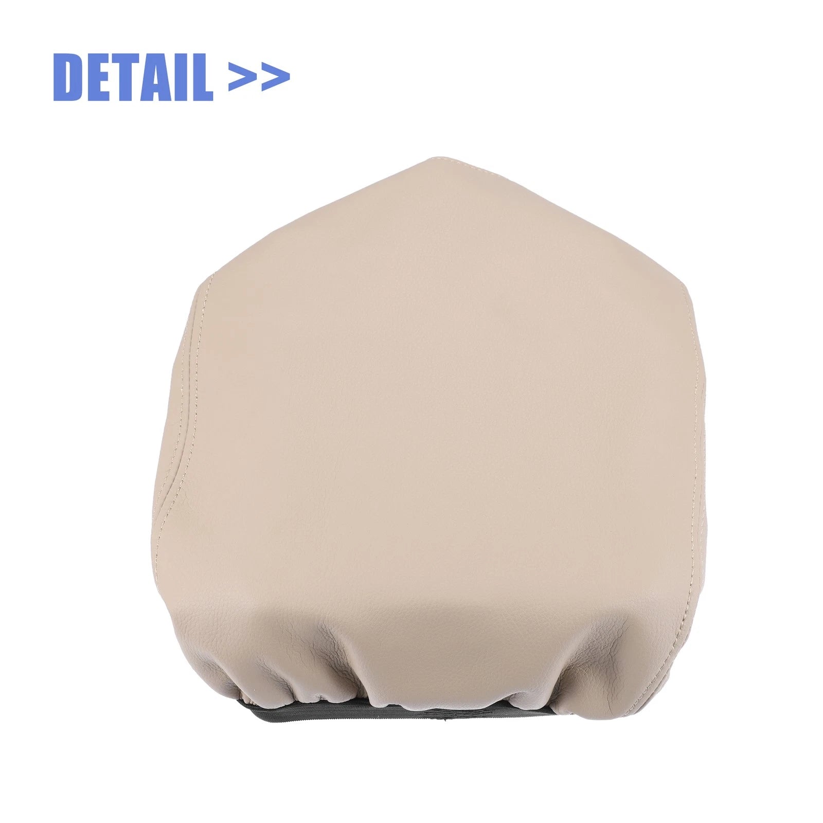 Center Console Cover for Toyota Prado (2010–2019) Armrest Pad Faux Leather Beige