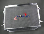 Aluminum Radiator & 2 Fans for Land Cruiser FJ80 FJ80R FZJ80 4.5L (1991-1998)