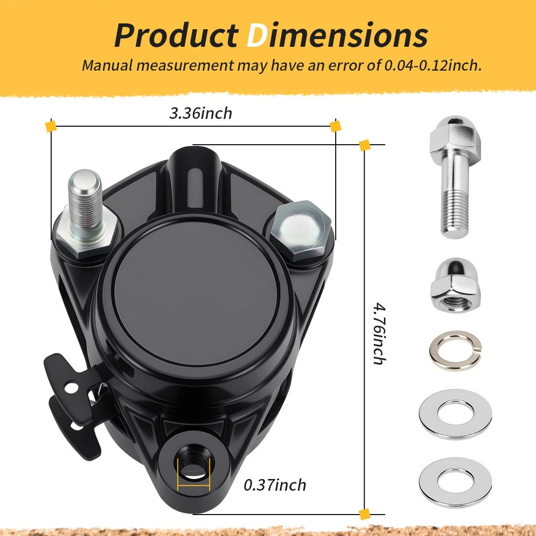 Front Brake Caliper Kit for Yamaha XS2 XS500 XS600 TZ250 TZ350 (#306-25810-0A-00)