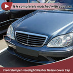 Front Right Side Bumper Headlight Washer Nozzle Cover for Mercedes-Benz S500