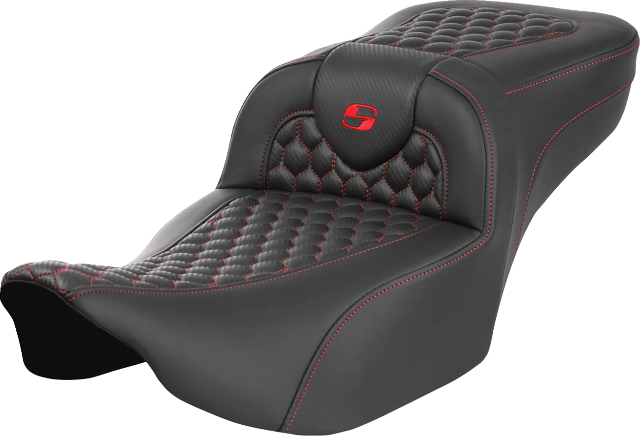 SADDLEMEN Roadsofa Extended Reach Seat for Motorcycle (without Backrest)
