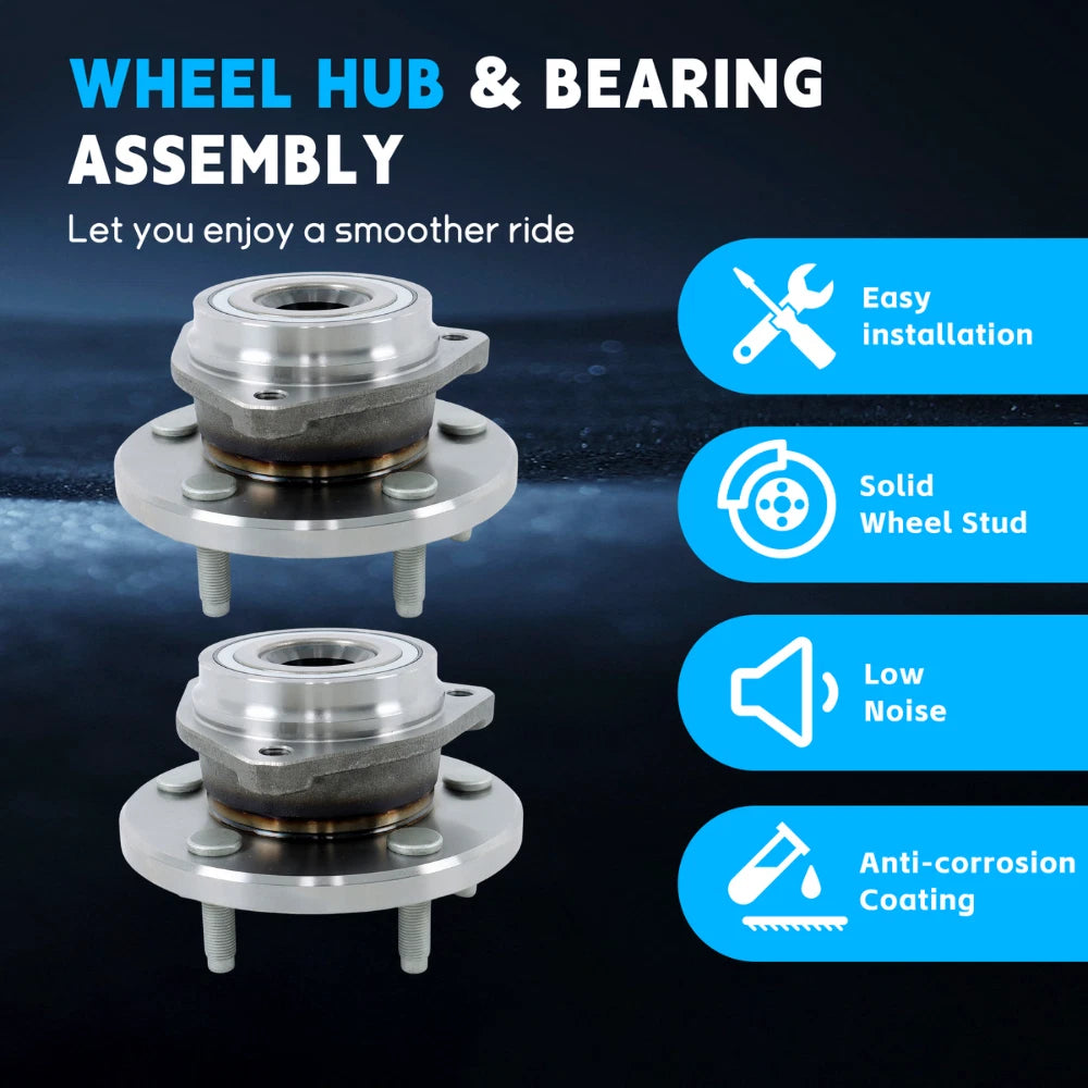 2X Front Wheel Hub Bearing for Jeep Grand Cherokee (1999-2004)