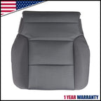 Bottom Seat Cover Cloth Dark Ash Gray for Chevy Silverado 1500 (2014–2019)