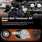 Drive Belt Tensioner Kit for Suzuki Grand Vitara (2009–2013) 2.4L L4 1754054L00