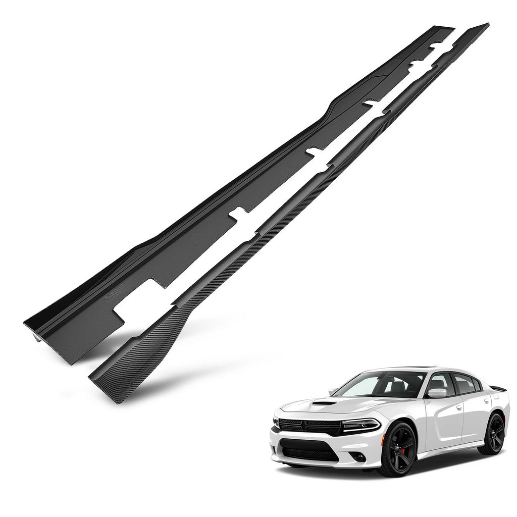 Lower Side Body Extension Kit for Dodge Charger (2015–2023) Carbon Look