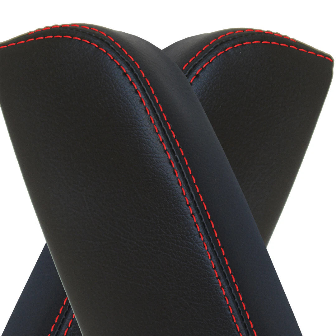 Door Panel Armrest for Honda Ridgeline (2006–2014) Red Stitch Leather Synthetic