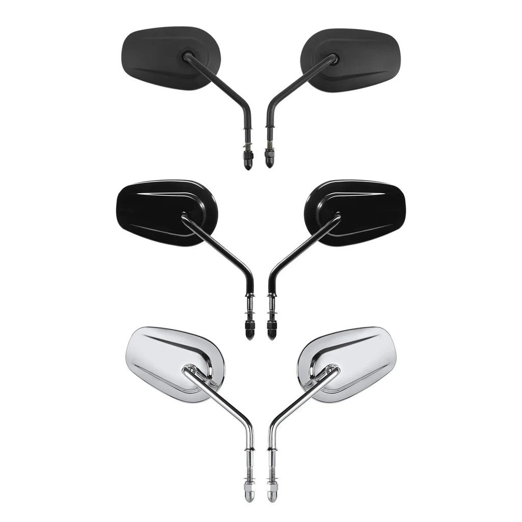 Chrome Rearview Mirrors for Harley Softail Touring Street Glide (2006-2023)